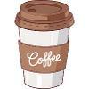 Einfache Kaffeetasse für Koffeinliebhaber