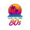 Neon 80s Retro Sunset