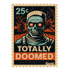 Apocalyptic Skull Illustration Design
