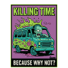 Zombie Van Survival Illustration