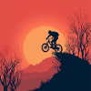 Mountainbike Abenteuer – Downhill im Sonnenunterga