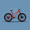 Stylish mountain bike – minimal design