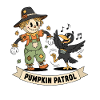 Halloween Pumpkin Patrol illustration