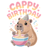 Cappy Birthday Capybara Ramen CAPPY BIRTHDAY