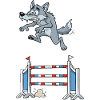Wolf jumping champion