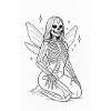 Magic Skeleton with Wings