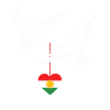 Kurdistan Kurds with Kurdish flag