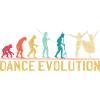 Dance Evolution Silhouette Design