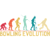 Bowlers Evolution Travel Poster