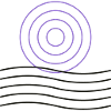 Abstract geometric circle design