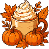 Autumn Pumpkin Spice Mug Design