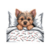 Offizielles Schlafshirt Yorkshire Terrier