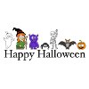 Humorous Halloween Monsters and Ghosts