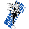 Manga-Heldin mit dynamischem Stil