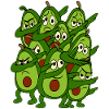 Dabbing Dancing Avocados