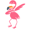 Dancing Flamingo Dabbing