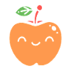 Illustrated Happy Apple Nectarine