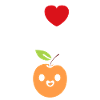 Whimsical Nectarine Love T-Shirt