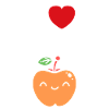 Vêtement avec motif Citronnerie Nectarine