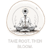 Flower meditation with root connection