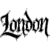 Grafisches London-Typoschrift-Design