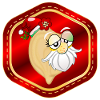 Funny Santa Christmas Chickpeas