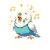 Warning: High chirping frequency | Budgie