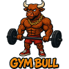 Strong Gym Bull motivational design