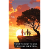 Family Tree Sunset Design
