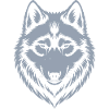 Majestic Wolf Emblem Design