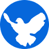 Dove of peace icon design
