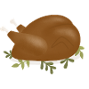 Crispy Roast Turkey Illustration