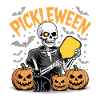 Pickleween Pickleball Player Funny Halloween
