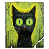 Mystischer Katzen Blick 