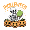 Pickleween Halloween Pickleball Player Funny