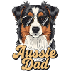 Aussie Dad Australian Shepherd Hundepapa
