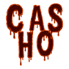 Tropfender Text Horror-Modedesign