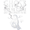 Spooky Coffee Ghost Illustration
