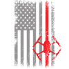 USA Flag Drone America Pilot