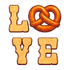 Savory Pretzel Love Design