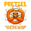 Bretzel Pretzel Bäcker mit Lächeln