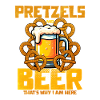 Pretzel Beer Love Design