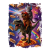 Futuristic Animal Adventures Aztec Pizza