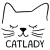 Cat Catlady Silhouette Outline Lineart Art
