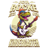 Kindergarten Kita Dinosaur Guitar Rock Music