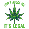 Legalisation Cannabis Leaf Illustration