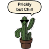 Prickly But Chill Cactus