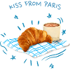 Kiss From Paris Croissant Breakfast