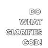 Glorify God