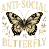 Illustration fidèle d'un papillon antisocial